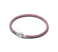 PANDORA Bracciale in corda rosa da donna 594530C01