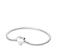 Pandora Bracciale Moments con catena a serpente e chiusura a cuore 599206C00