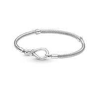 PANDORA Bracciale Moments in maglia snake in argento Sterling con chiusura a sfioro, 20