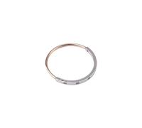 Pandora - Bracciale rigido I-D Pavé bicolore Signature - - Accessories - unisex - Multicolore - S