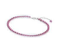 PANDORA Bracciale tennis da donna rosa argento 591469C04, 20, Argento sterling, Non pietra preziosa