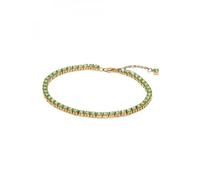 Pandora Bracciale tennis donna verde chiaro oro 561469C02, 561469C02-18, Argento sterling, Nessuna pietra preziosa