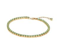 Pandora Bracciale tennis donna verde chiaro oro 561469C02, 561469C02-18, Argento sterling, Nessuna pietra preziosa