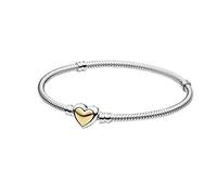 PANDORA braccialetto Donna Argento placcato oro Non è un gioiello - 599380C00, 16 cm