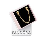 PANDORA Moments 763515C01-05 - Collana in argento sterling con lega di metallo placcato oro e zirconi, compatibile con bracciali Moments, Klar, Argento sterling, Zirconia cubica