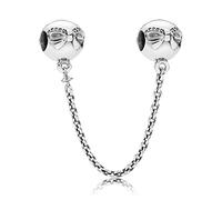 Pandora - Catena di sicurezza Fiocco Zirconia 791780CZ-05, Zirconia cubica