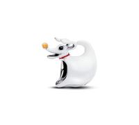PANDORA Disney Dark Zero Dog - Charm in argento sterling con glow, colore nero, rosso, giallo e verde glow nel gloss scuro in argento sterling