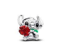 Pandora Ciondolo Disney Stitch con rosa in vetro di Murano 794378C01