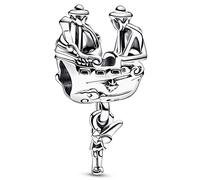 PANDORA Charm Barca Pirata Capitano Uncino Disney 792521 C00 TAGLIA UNICA DONNA, TALLA ÚNICA, Acciaio inossidabile, Nessuna pietra preziosa
