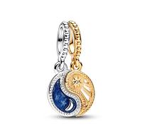 PANDORA. Charm Ciondolo Sole & Luna in Due Tonalità 762678C01.