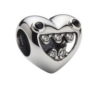 PANDORA Moments Mamas 793768C01 - Ciondolo a forma di cuore, in argento Sterling con zirconi, compatibile Moments, 8,9x10,2x10,9 mm, Argento sterling, Zirconia cubica