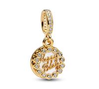 PANDORA Charm Di Gioiello Ciondolo Torta Di Compleanno Color Oro 763787C01