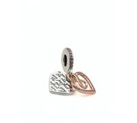 Pandora - Charm Doppio Pendente Cuore Infinito Bicolore - - Accessories - Donna - Multicolore - ONE SIZE