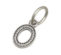 Pandora - Charm Lettera O Pendente - - Accessories - Donna - Grigio - ONE SIZE