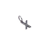 Pandora - Charm Lettera X Pendente - - Accessories - Donna - Grigio - ONE SIZE