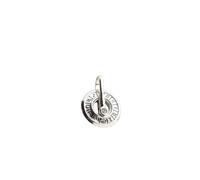 PANDORA ME Medaglione con ruota dello zodiaco, in argento Sterling con zirconia cubica trasparente