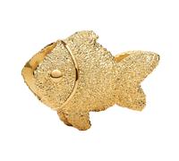 PANDORA Charm Mini Pesce Strutturato Color Oro 764522C00