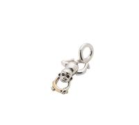 Pandora - Charm Pendente Scimmietta Mobile Bicolore - - Accessories - Donna - Bianco - ONE SIZE