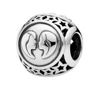 Pandora - Charm Segno Zodiacale Gemelli - - Accessories - Donna - Grigio - ONE SIZE