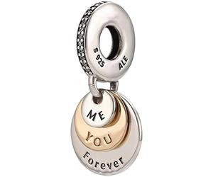 Pandora - Charm Tu & Io Per Sempre - - Accessories - Donna - Grigio - ONE SIZE
