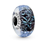 Pandora Charms Ciondolo in Argento 925 in Vetro Murano Blu 798938C00