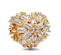 PANDORA Charm Gioiello Color Oro Cuore Brillante 764240C01