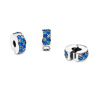 Pandora Ciondolo con clip in pavé blu 791817NSB-MX 1 UD.