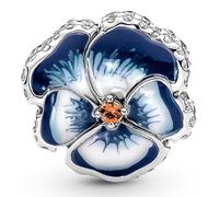 Pandora Ciondolo fiore viola del pensiero blu 790777C02 1 UD.