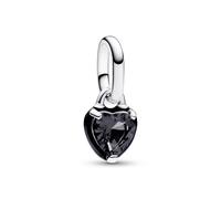 PANDORA Ciondolo Gioiello Argento Cuore Chakra Nero 793042C01