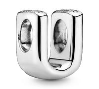 Pandora Ciondolo in argento sterling Lettera U 797475