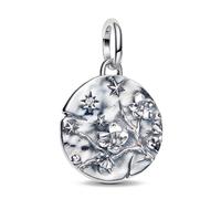 PANDORA ME 794085C01 - Ciondolo a forma di fiore di ciliegio in argento sterling con zirconi, compatibile con Me und Moments