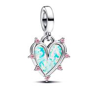 CHARM PENDENTE CUORE DELL'AMICIZIA OPALE DONNA PANDORA