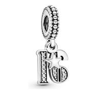 Pandora Ciondolo pendente in argento sterling 16 anni d'amore 797261CZ 1 UD.