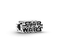 Ciondolo Pandora Disney Star Wars Logo 3D 799246C01 Argento Smalto Charm