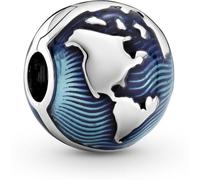 PANDORA Clip 799429C01 Globo blu donna argento