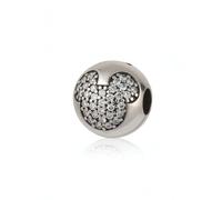 Pandora - Clip Mickey Pavé - - Accessories - Donna - Grigio - ONE SIZE