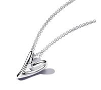 PANDORA ME Anello con texture in argento Sterling con zirconia cubica trasparente, 56