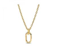 PANDORA ME 364083C00-70 - Collana a maglia con grandi maglie apribili, in lega metallica placcata in oro 14 carati, compatibile con Me, dimensioni: 70 cm