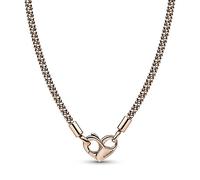 PANDORA 382451C00-45 Collana con borchie a cuore