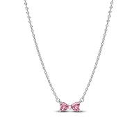 Pandora Gioielli Collana Da Donna Fiocco Rosa Argento 394235C01-45