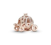 Pandora Charm placcata in oro rosa La Carrozza Scintillante di Cenerentola Disney Rose 789189C01