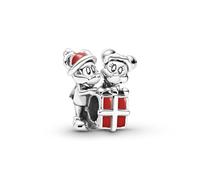 PANDORA Disney Mickey e Minnie confezione regalo charm 799194C01 donna argento