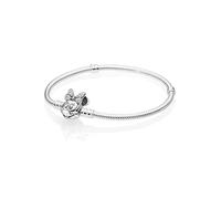 PANDORA Disney Minnie Bracciale in argento con zirconi cubici trasparenti, 19