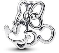 PANDORA Disney Minnie Mouse 793908C00 - Charm aperto in argento Sterling, compatibile Moments, dimensioni: 7,1 x 12,2 x 12,9 mm