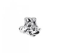 PANDORA Disney Minnie Mouse 793908C00 - Charm aperto in argento Sterling, compatibile Moments, dimensioni: 7,1 x 12,2 x 12,9 mm