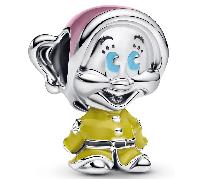 Pandora Disney Snow White Dopey Charm 793749C01 - Sterling Silver with Enamel Accents