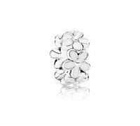 PANDORA 791495EN12 Perlina separatrice da donna Argento Margherita Bianco