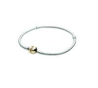 Pandora - Elegante bracciale in argento con accenti dorati - - Accessories - Donna - Grigio - ONE SIZE