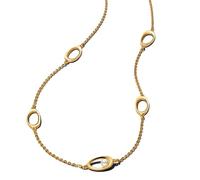 Pandora Essence 363883C01-45 - Collana in argento sterling placcato oro 14 carati, 45 cm, 45 cm, Argento sterling, Perla