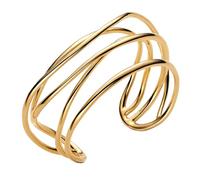 Pandora Essence 563867C00-2 - Bracciale aperto in filo di oro 14 carati, lunghezza 17,5 cm, 563867C00-2, Argento sterling, Nessuna pietra preziosa